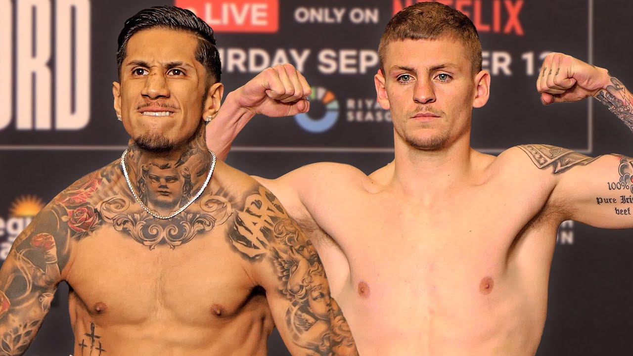 OFFICAL WEIGH-IN | Canelo vs. Crawford • FULL UNDERCARD COMMISSION  WEIGH IN | Netflix Boxing