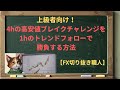 4hブレイクの波を狙うなら、下位足のトレンドフォローで追いかける(下位足の押し目買い・戻り売り)【FX切り抜き職人】