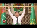 Президент Туркменістану продемонстрував міністрам навички штангіста