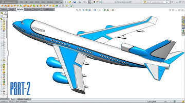 " Mastering Surface Modeling in Solidworks (Airplane Design ) : A Comprehensive Tutorial " _Part-2