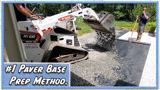 paver base prep | why i use (open grade base).....