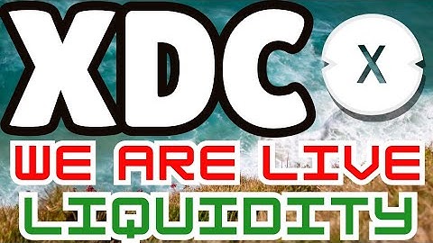 🚨#XDC DE LIQUIDITEIT IS HIER👀💰💵