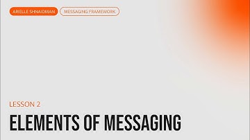 Messaging: Elements of messaging | B2B Messaging course
