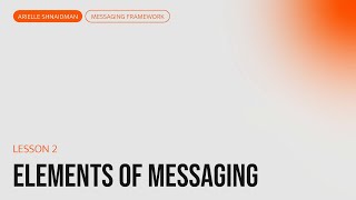 Messaging: Elements of messaging | B2B Messaging course