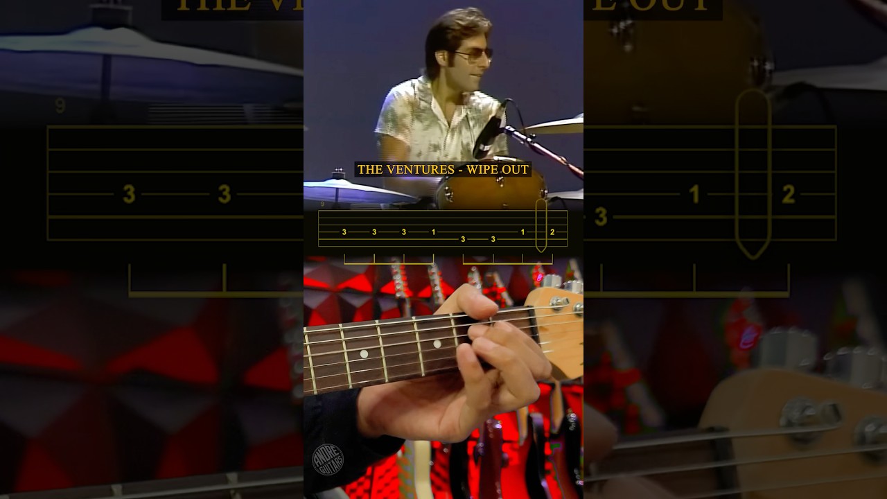 Mira The Ventures - Wipe Out (Guitar Lessons) en YouTube Mira The Ventures - Wipe Out (Guitar Lessons) en YouTube