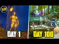 I survived 100 days of hardcore ark but on mobile redwoods 