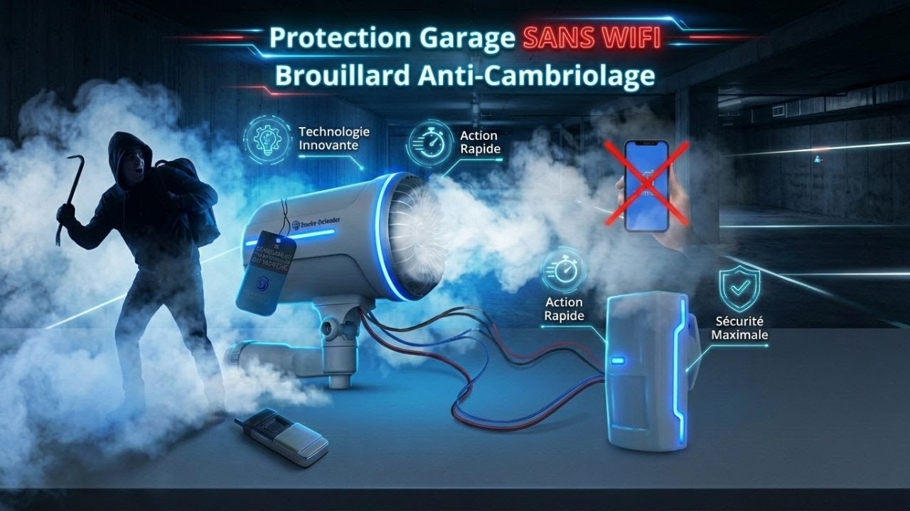 Protéger un garage/maison SANS WiFi | Brouillard Anti-Cambriolage - Explication complète