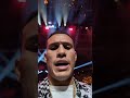 #DavidBenavidez gives us his immediate reaction after the Canelo fight ended. #CaneloMunguia #PBC