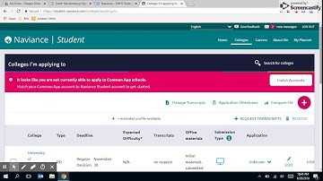 Requesting a Transcript in Naviance (After Adding Colleges)