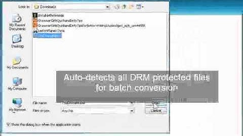 Convert DRM Files to MP3