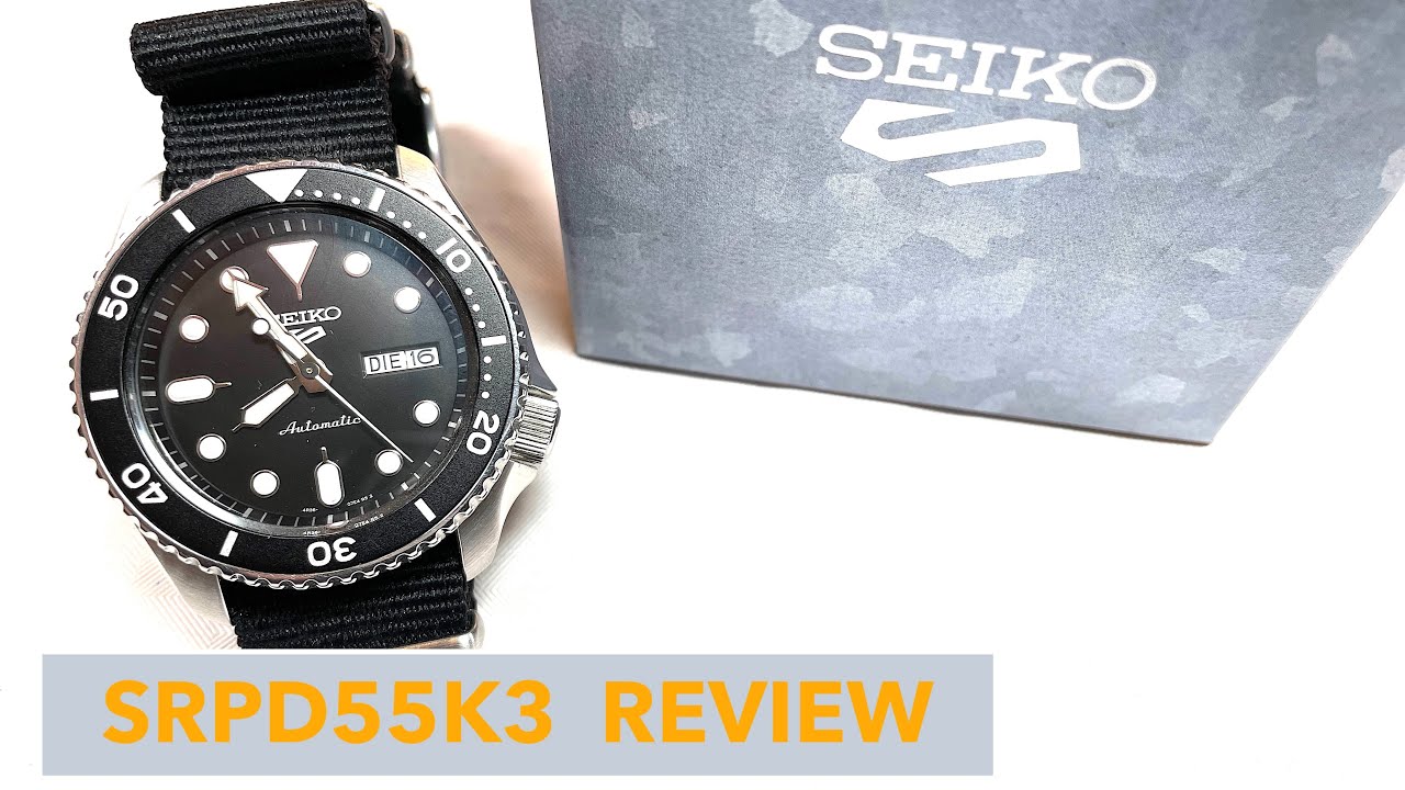 Is the Seiko 5 Sports SRPD55K3 a Perfect Daily Beater Watch? [1 Year  Review] - YouTube