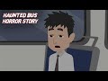 Haunted bus horror story  animated stories in hindi