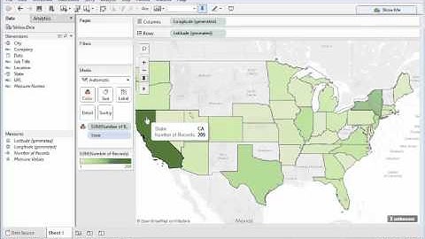 Mapping in Tableau