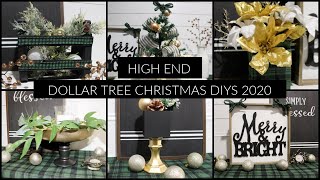 6 HIGH END DOLLAR TREE CHRISTMAS DIYS 2020 | CHRISTMAS DIY DECORATIONS