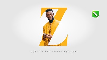 Letter Portrait Design In CorelDraw