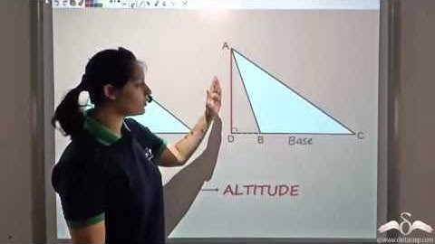Altitude of a Triangle | Class 8 | ICSE | CBSE