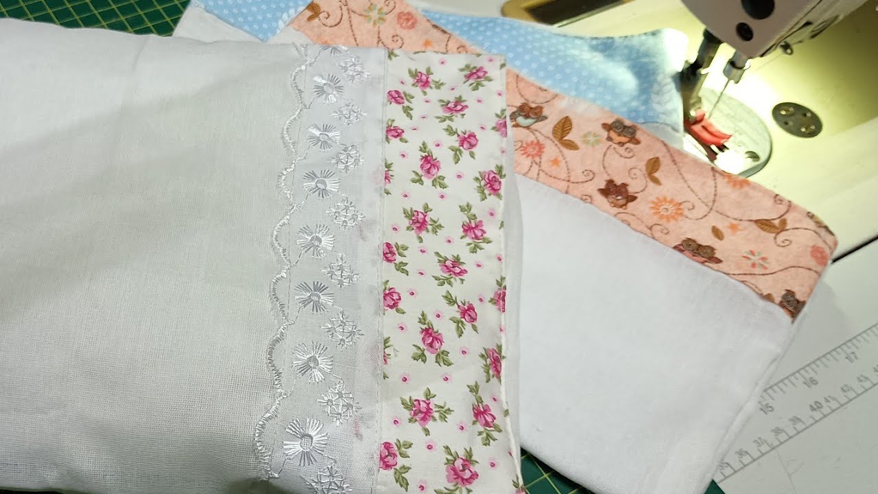 Trabalhe em casa com fechamento de fronhas na Interlok 