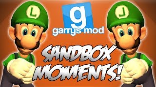 Garrys Mod Sandbox Funny Moments! - Portal 2, Banana Golf, Super Mario Dance Off and More!
