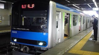 東武60000系61615F ｱｰﾊﾞﾝﾊﾟｰｸﾗｲﾝ 急行 新鎌ヶ谷駅朝ラッシュ時間帯発車
