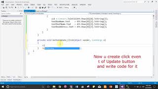 C# Tutorial 5  How to update data through Data Grid View on windows form