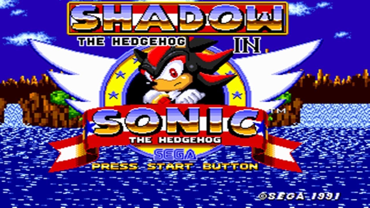  Hacks - SHADOW In Sonic 1 (Original Levels) TRaiNoR