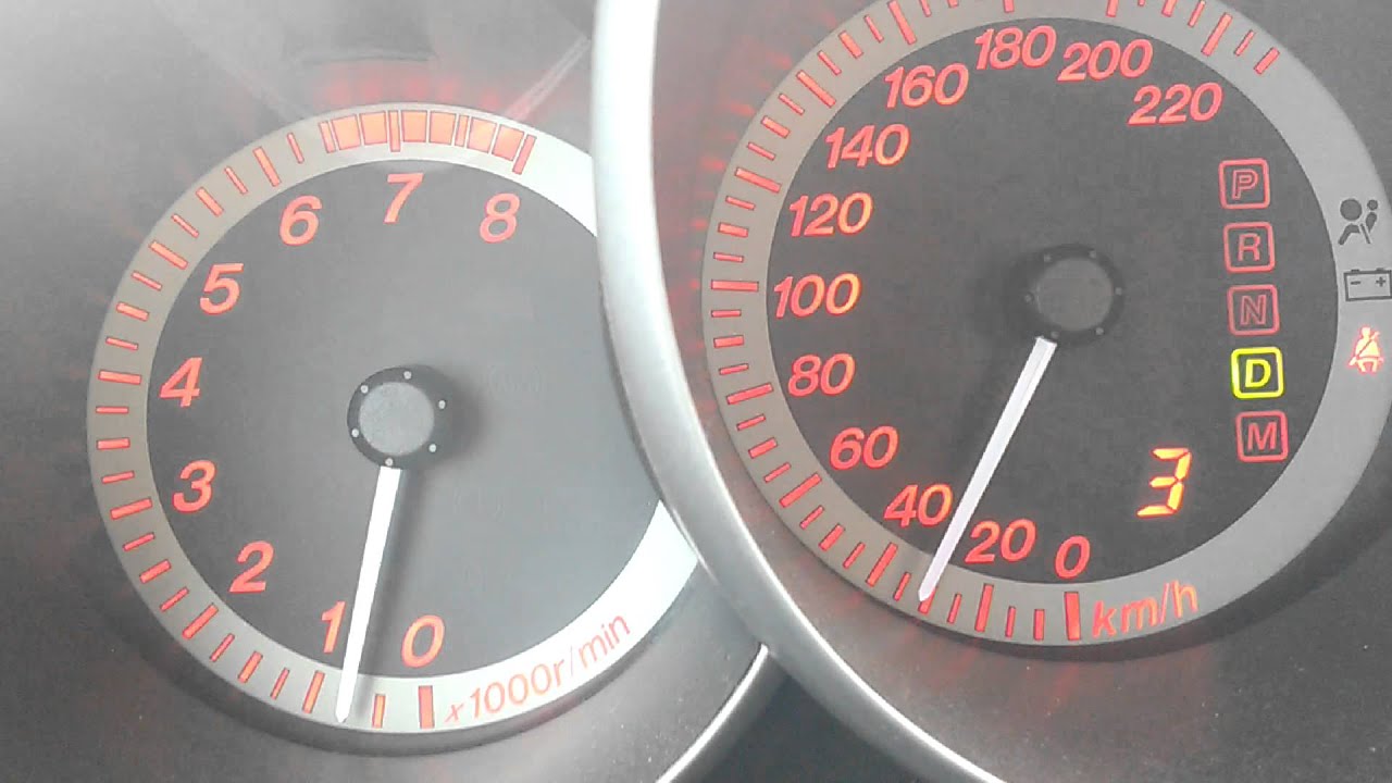 Разгон Мазда 3 АКПП попытка 2 - YouTube