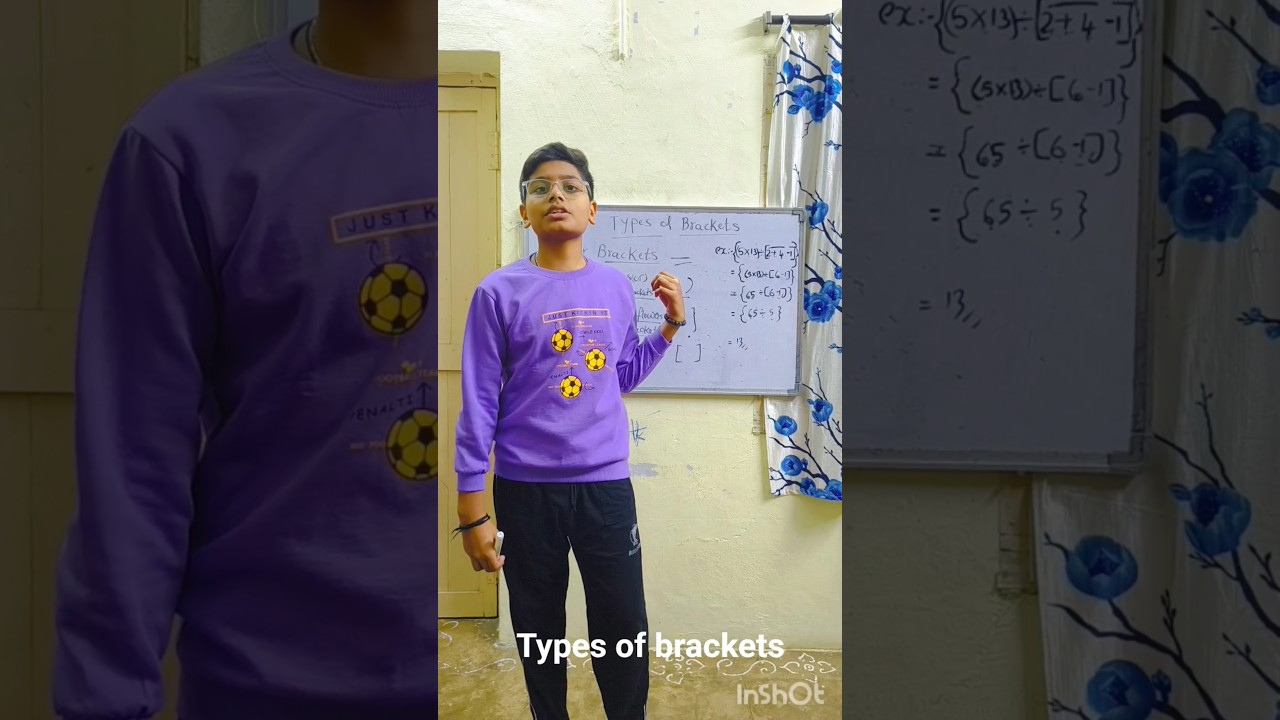 types of brackets @ Bodmas rule #$@for kids