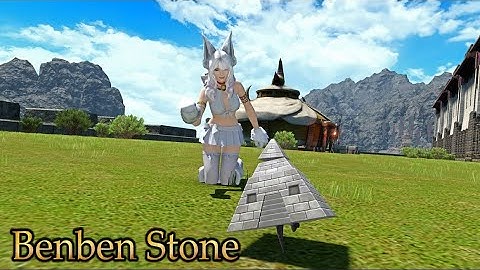 FFXIV: Benben Stone Minion