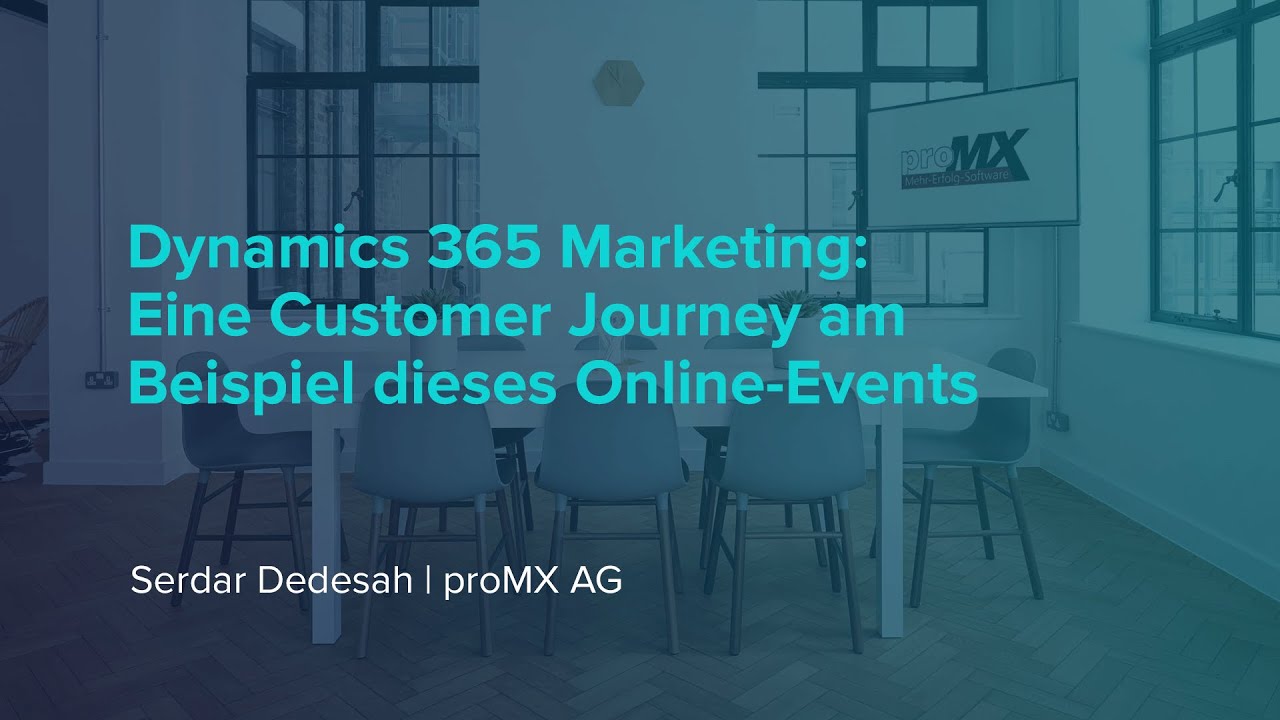 Delivering virtual events with Dynamics 365 Marketing and Microsoft Teams proMX