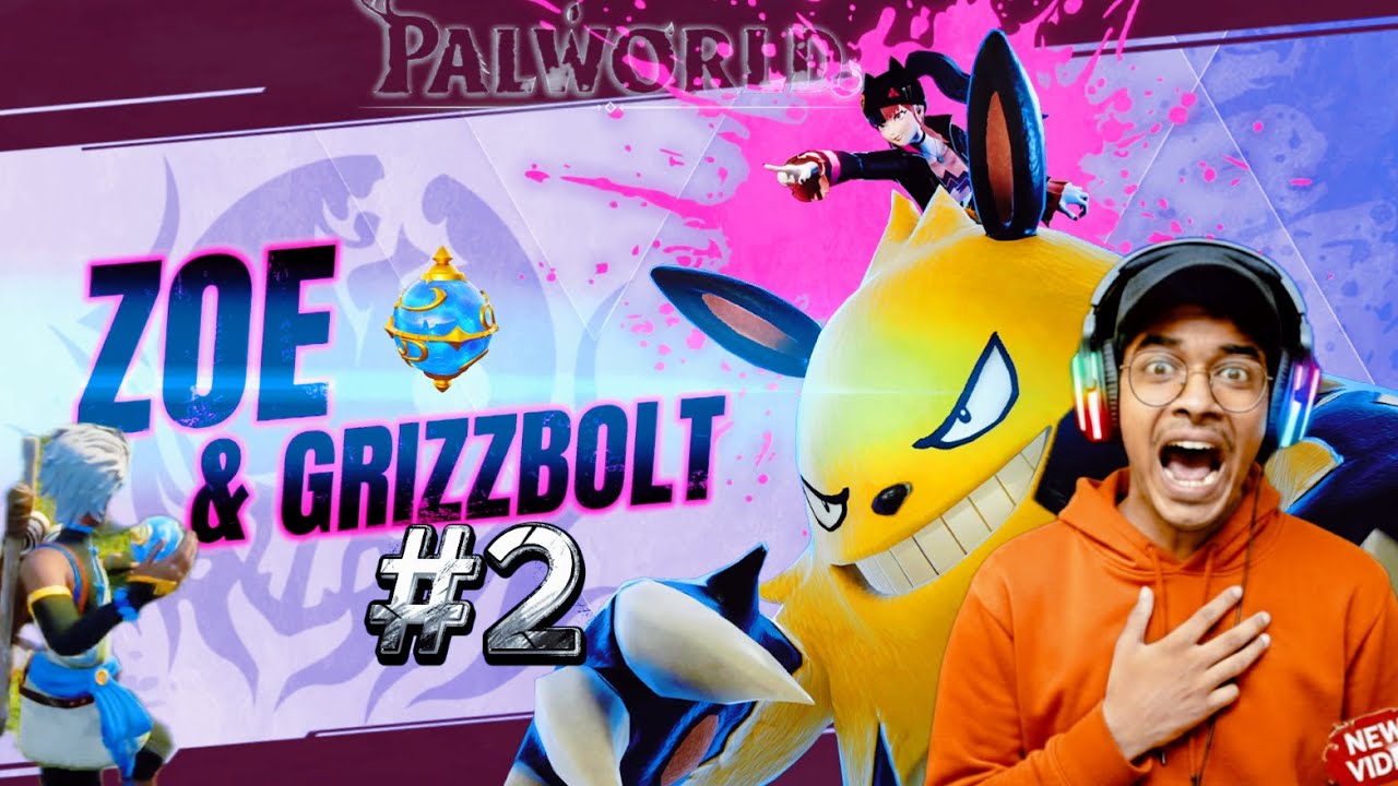 Ye Boss toh bahut khatarnak hai! #2 Zoe & Grizzbolt Boss Fight🔥PALWORLD