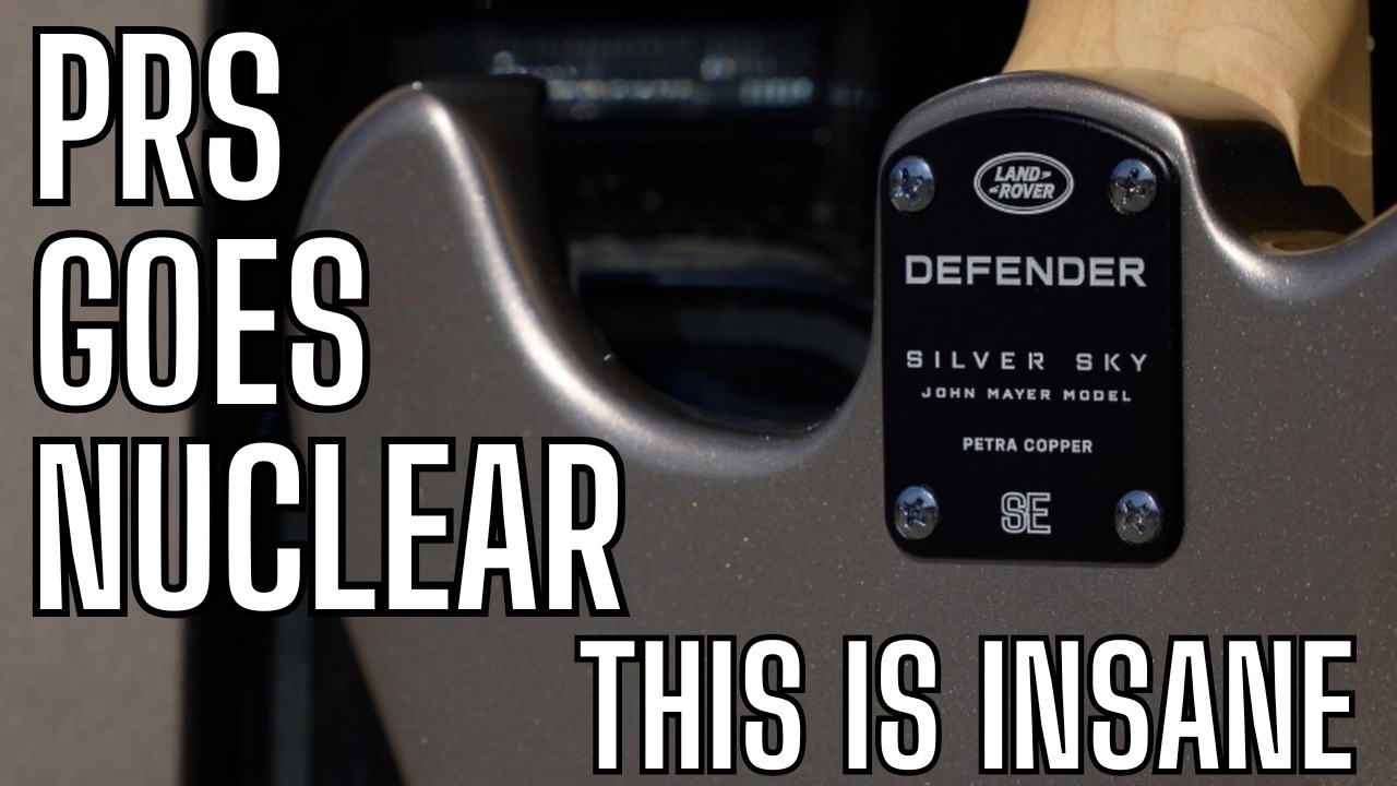 PRS Just Went NUCLEAR on FENDER - the DEFENDER Silver Sky is NUTS