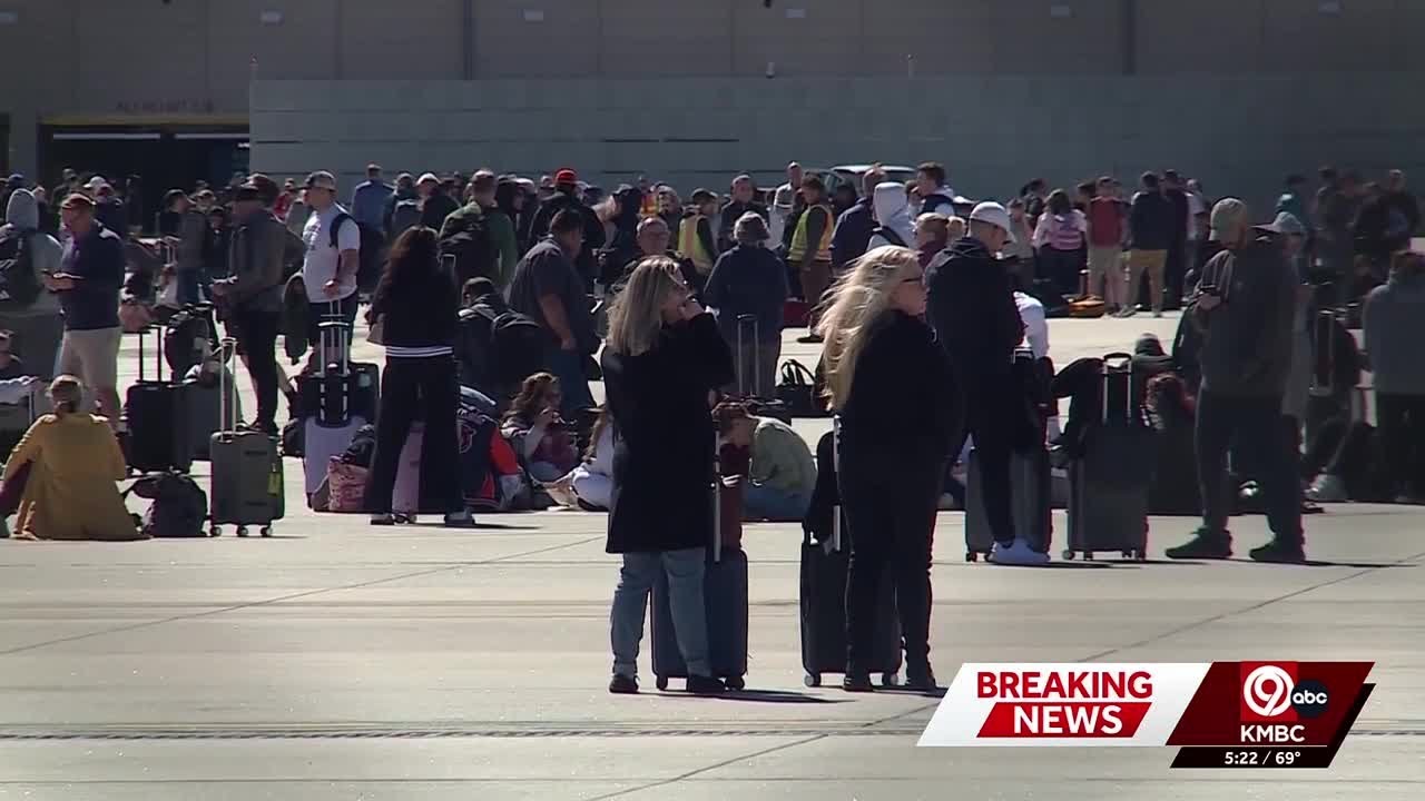 Passengers describe chaos, uncertainty during evacuation at Kansas City International Airport