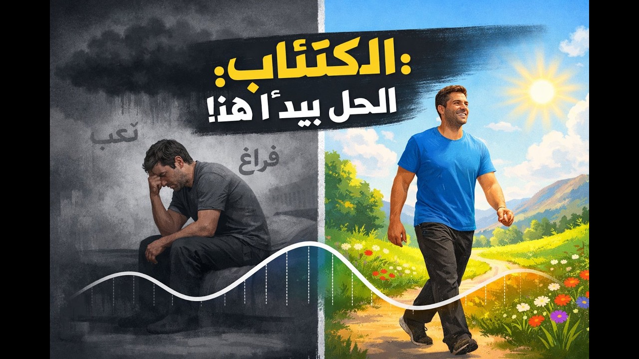 رحلة في أعماق الاكتئاب: العلم، الأمل، وخطوات عملية للتعافي