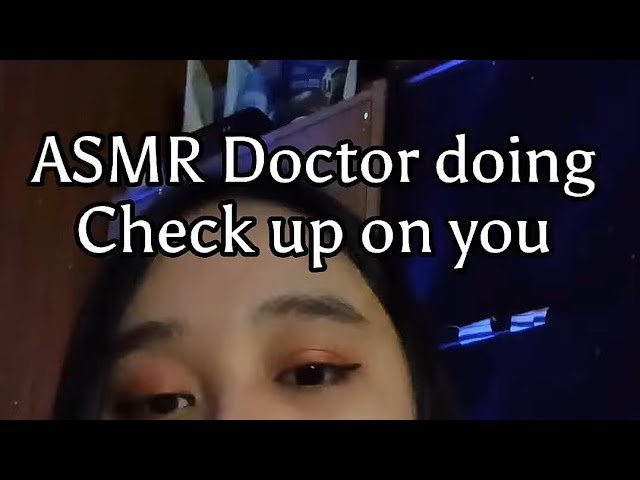 ASMR Doctor Check up on You 👩‍⚕🥰 #asmr #doctor #roleplay