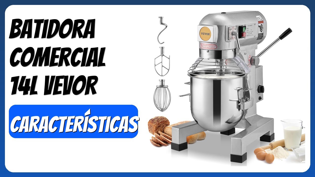 RESEÑA (2025) : Batidora Comercial 14L VEVOR. DETALLES ESENZIALES