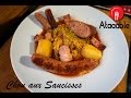 Cuisine franaise  chou aux saucisses