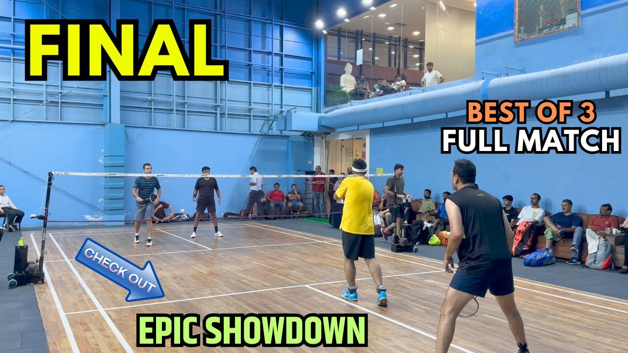 FINAL | 40 + Men's Doubles BADMINTON | in The Oldest Club of the CITY
