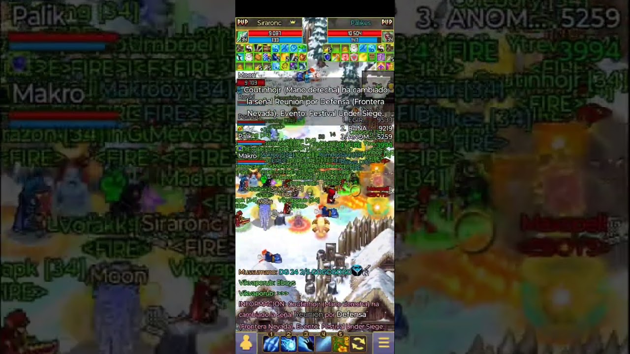 WARPEAR ONLINE: GVG NATAL FIRE TOP4