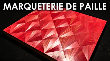 Comment faire de la marqueterie de paille ?