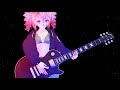 重音テト ギター演奏「男の勲章」MMD動画