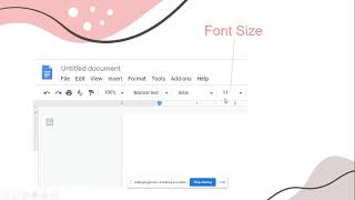 ICT  Font Name, Font Size, Font Style, Font Colour