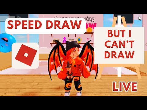 Roblox Speed Draw but the Server is the size of my will to live 😎 #r, drawing