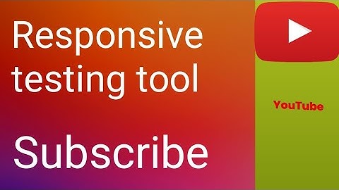 Mobile simulator || responsive testing tool