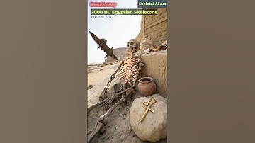 Animation of 2000 BC Egyptian Skeletons | Skeletal AI Art | 44