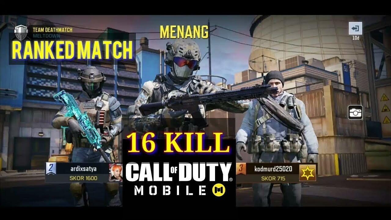 call of duty mobile ranked match - YouTube