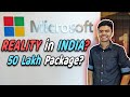 Reality of Salaries & Opportunities in INDIA! 50 Lakh Package? Ft. Microsoft Intern