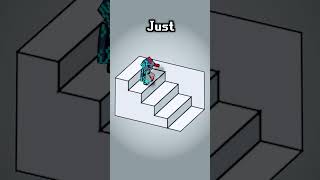 Famous Stairs ILLUSION || Minecraft Animation || #shorts #minecraft Wealth