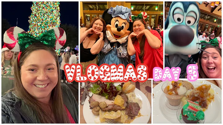 Vlogmas Day 5! Mickey's Christmas Carol Feast!