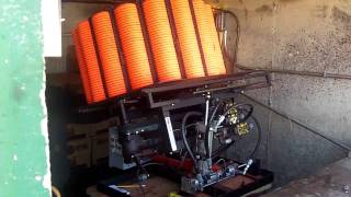Adjusting trap machine Frankfort Sportsmans club