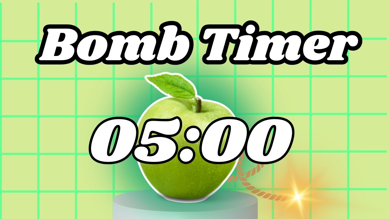 5 Min Exploding Timer 5 Minute apple π bomb π£ timer - YouTube
